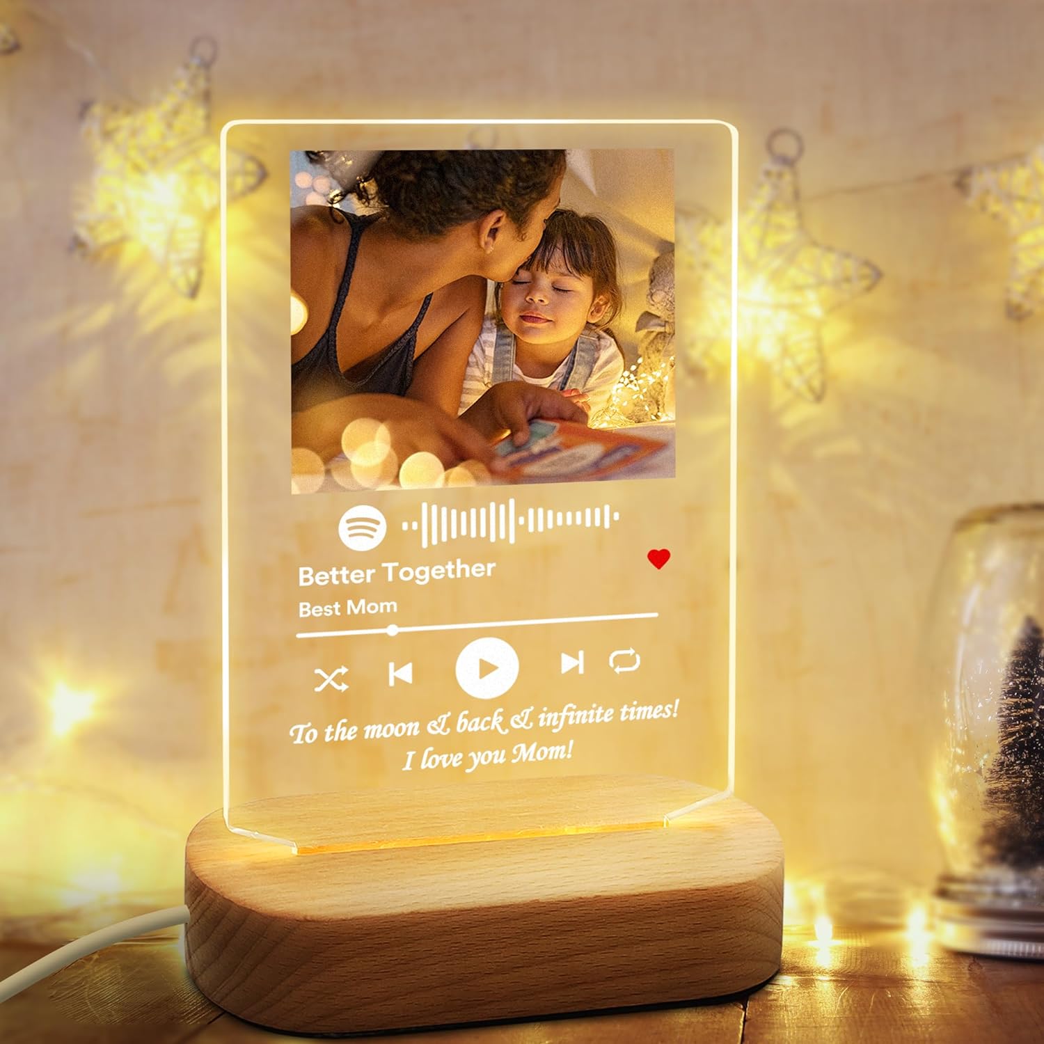 Personalized Acrylic Song with Photo | Custom Gift