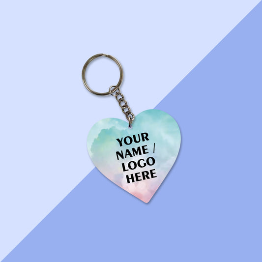 Personalized Acrylic Keychain (Heart) - KEY023