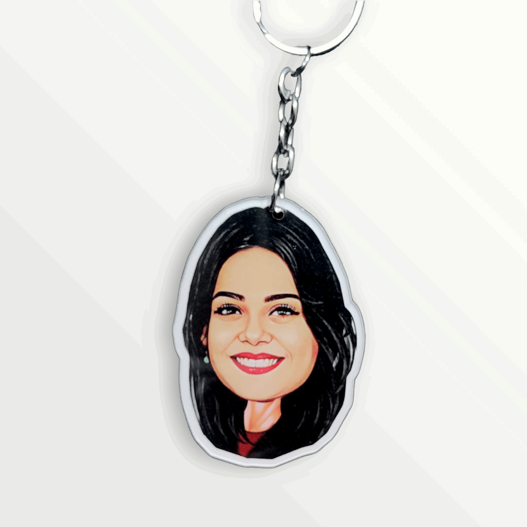 Personalised Caricature Keychain
