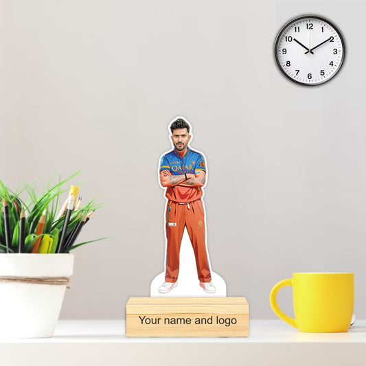 Personalized Caricature with Wooden Stand - Cari016