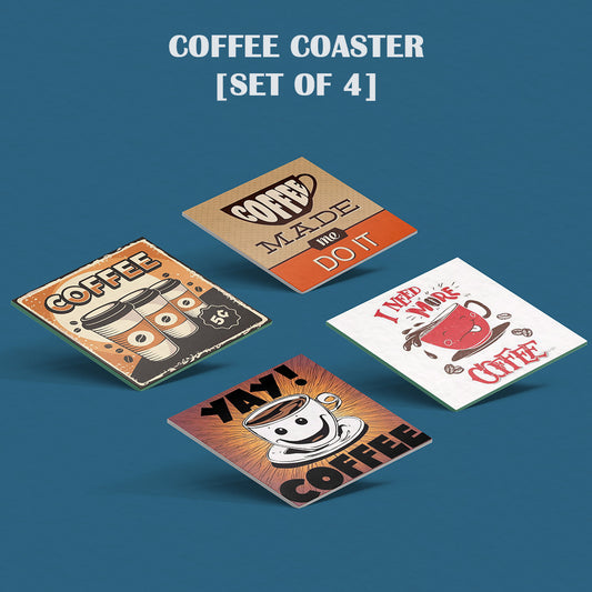 Personalized Coaster (Set of 4 Peices) - PC001