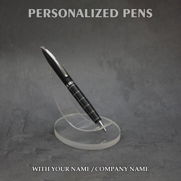 Personalized Pens Black & Silver - PM001