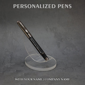 Personalized Pens Black & Silver - PM008