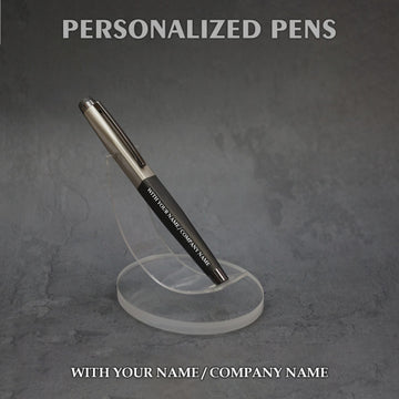 Personalized Pens Black & Silver - PM010