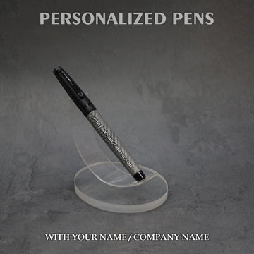 Personalized Pens Black & Silver - PM011