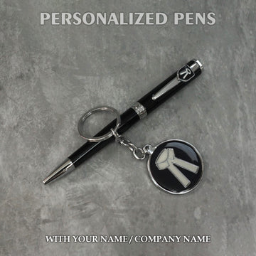 Personalized Pens Black & Silver - PM032